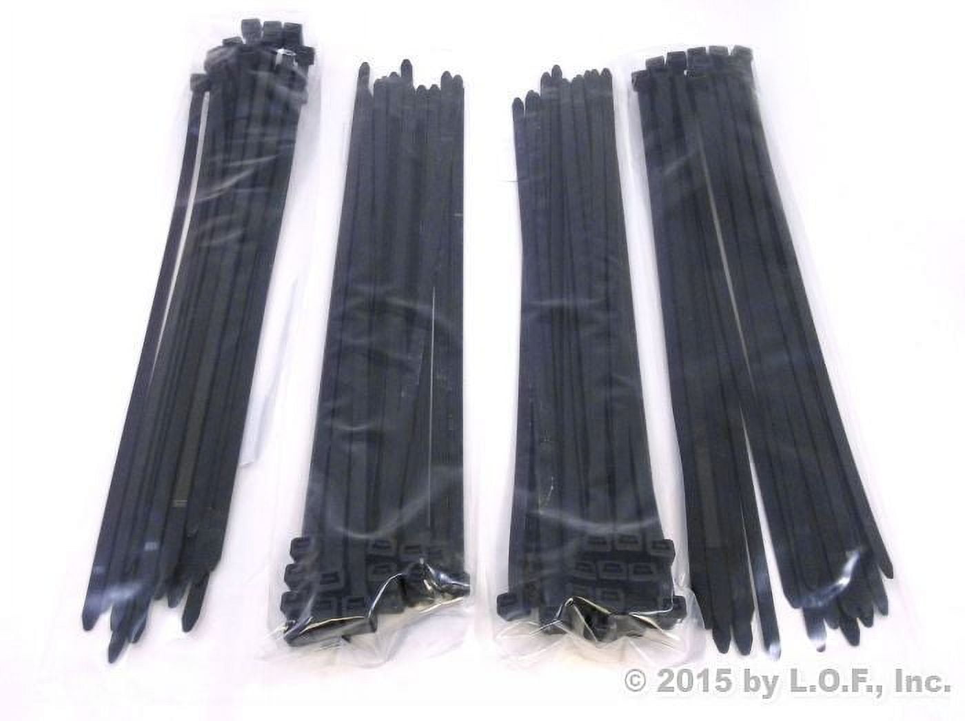 100-Pack 14 Inches Long Heavy Duty 120 Pound Cable Zip Tie