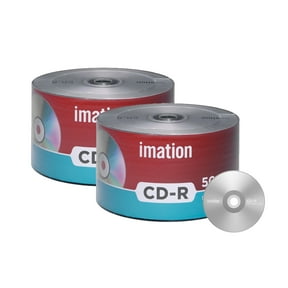 100 Pack Imation CD-R 52X 700MB/80Min Branded Logo Blank Media Recordable Data Disc