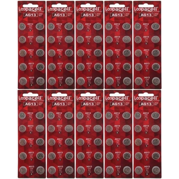 100 Pack LR44 AG13 357 L1154 A76 Button-Cell Batteries