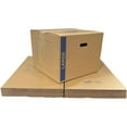 thumbnail image 1 of 100 - Pack Large Cardboard Moving Boxes 20x20x15 32 ECT With Handles, 1 of 4