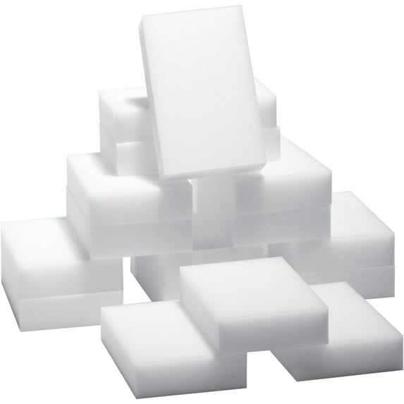 BAODELI Magic Sponges Eraser, 100 Pack Multi-Functional Cleaning Sponge for Kitchen, Bathroom, Sink, Wall