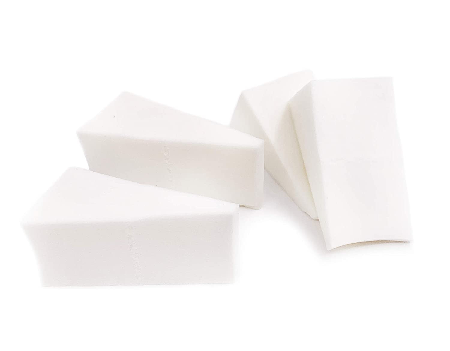 100 Pack Makeup Sponge Mini Applicator Wedges, Triangle Cosmetic ...