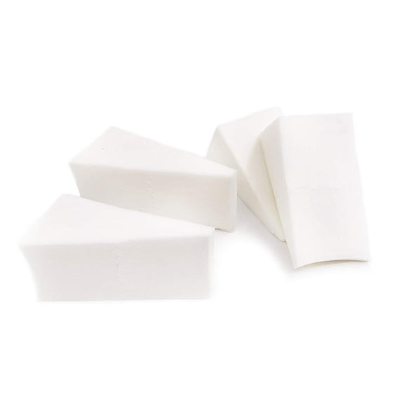 100 Pack Makeup Sponge Mini Applicator Wedges, Triangle Cosmetic Sponges For Foundation, Blush, Eye Shadow, Blending and Smoothing, Disposable, Latex Free