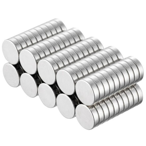 100 Pack - Neodymium Magnets 1/4" x 1/16" Discs - Rare Earth Magnets for Crafts, DIY, Science, Office & Hobby - Shipping Included