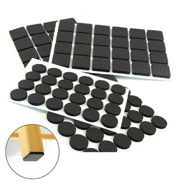 100Pack NonSkid SelfAdhesive Rubber Feet Pads Floor Protectors for