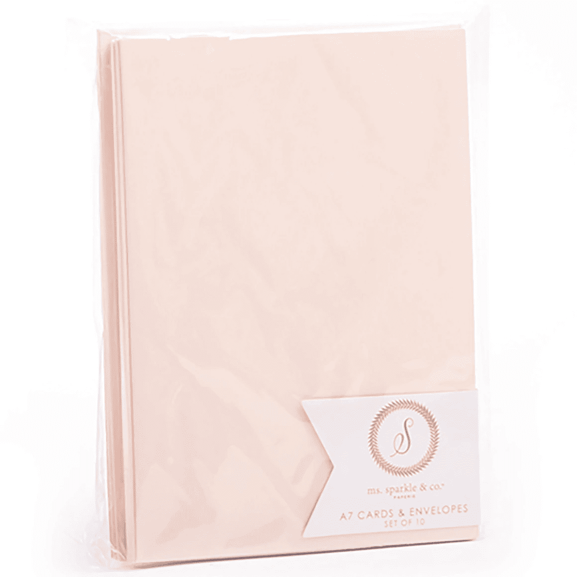 100 Pack Notecard Set with Envelopes, Blush Color, Smooth Finish for Writing, Ideal for Invitations, Thank You Notes, Personal Messages, Elegant Stationery for Home, Office, Special Occasions, Bulk