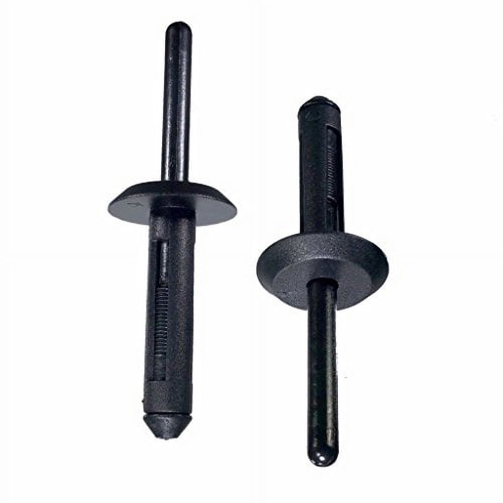 (100 Pack) Nylon Plastic Rivet, Blind Fastener - Replaces Chrysler ...