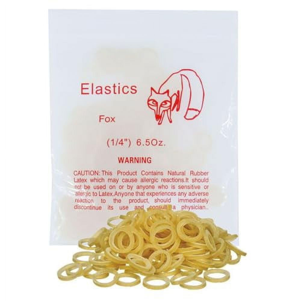 100 Pack Orthodontic Elastics .. Dental Rubber Bands Intraoral .. Elastic Bands Red Fox(Heavy