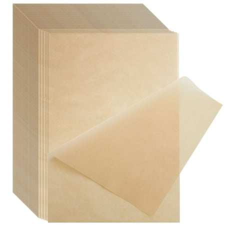 100 Pack Parchment Paper for Baking, 16 x 24 Precut Unbleached Non-Stick Sheets for Food