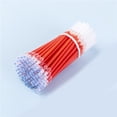thumbnail image 1 of 100-Pack Pen Refills 5ml Replacement Ink Cartridges 5.11in for Writing Red Black Blue Bulk Supply(Red), 1 of 7