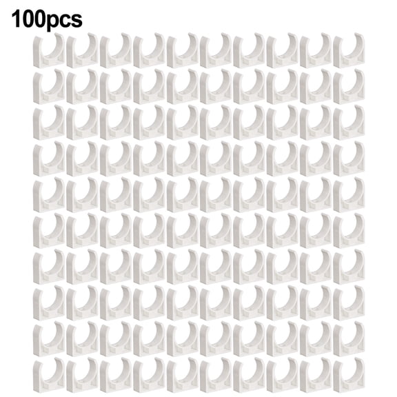 100-Pack Pex Pipe Support Hangers 3/4" U-Hook Brackets Pvc Pipe Clamps