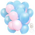 thumbnail image 1 of BLUE PANDA Gender Reveal Decorations Balloon Set - 100 Pink & Blue, 12 in, 32.8 ft Ribbon - Gender Reveal Party, Baby Shower & Birthday Party - Includes Balloon Ribbon, 1 of 7