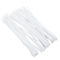 100 Pack Pipe Cleaners Pipe, 12-Inch Pipe Cleaners Bulk, Cotton and Plastic Pipe Cleaner, Pipecleaners for Removing Tar & Resin, Pipe Cleaners for Plastic Metal Ceramic Wood Pipe(White)