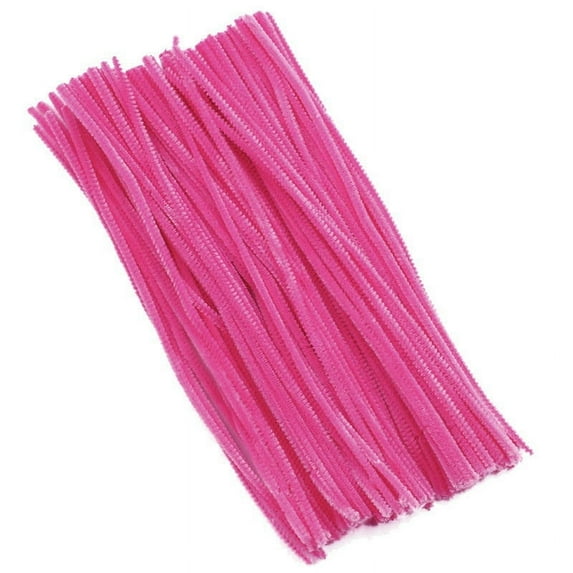 100 Pack Pipe Cleaners for Crafts, 12 Inch Chenille Stems in Assorted Candy Colors, DIY Art Supplies for Kids School Projects and Bouquet Making