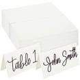 thumbnail image 1 of 100 Pack Place Cards for Table Setting - Blank Name Cards for Wedding, Baby Showers, Banquets, Reserved Seating (3.5 x 2 In), 1 of 10