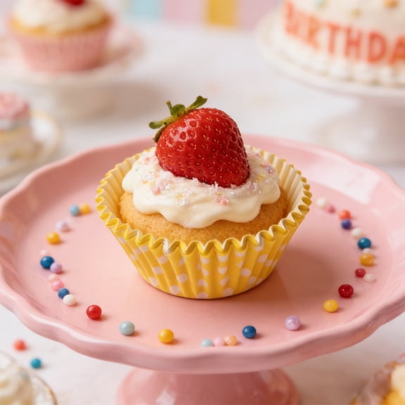 100 Pack Polka Dot Cupcake Liners, 2.76 Inch Multicolor Baking Cups, Disposable Paper Muffin Liners for Parties & Baking