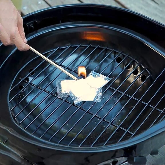 100 Pack Quick Fire StartersWax Cups Waterproof, Non Toxic Firelighter Natural Safe Cubes Burns up to 8 Min at Over 750 - 100%, Perfect for Fat Wood Stove Campfire, Start Charcoal Kit (Style1)