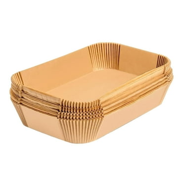 100 Pack Rectangular Disposable Baking Paper Mats Food Grade Oil Sheets