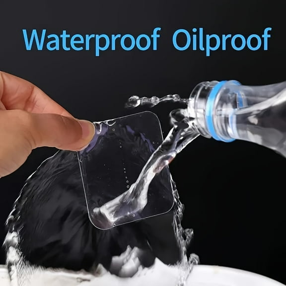 100-Pack Reusable Double-Sided Mounting Tape, Heavy-Duty Adhesive Strips with Residue-Free Removal for Wall Décor, Cable Management, Crafts, Home, Office & DIY Projects