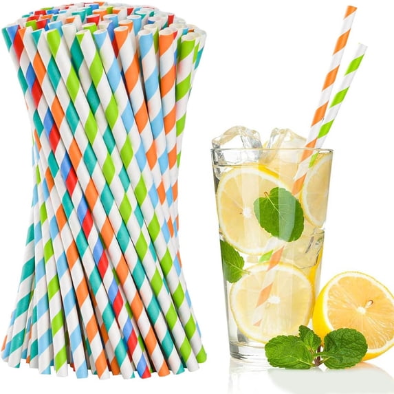 100-Pack Reusable Neon Plastic Straws – BPA-Free, Dishwasher-Safe & Threaded Design for Hot/Cold Drinks, Bulk Eco-Conscious Party Supplies multicolour