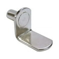 thumbnail image 1 of 100-Pack Rok 1/4" (6mm) L-Shaped Metal Shelf Support, Nickel, 1 of 3