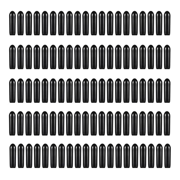 100-Pack Rubber Tips Pet Prong Collar Covers Dog Pinch Collar Tips 4 Sizes Comfort Tips for Dog Training Collar