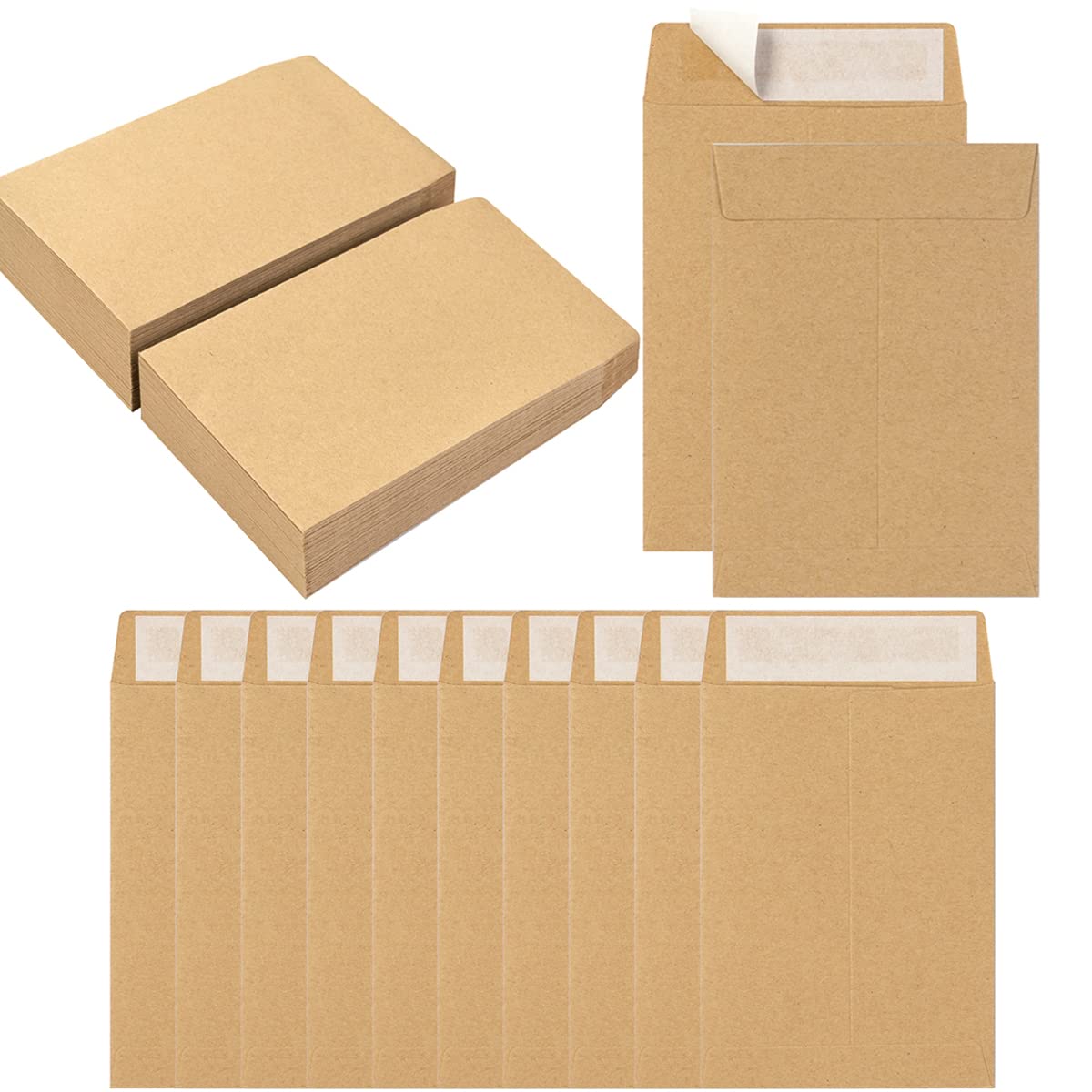 100 Pack Seed Storage Envelopes, Self Seal Coin Envelopes for Gardening ...