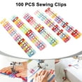 TSV 100Pack Sewing Clips, Multipurpose Quilting, Craft Supplies, Paper