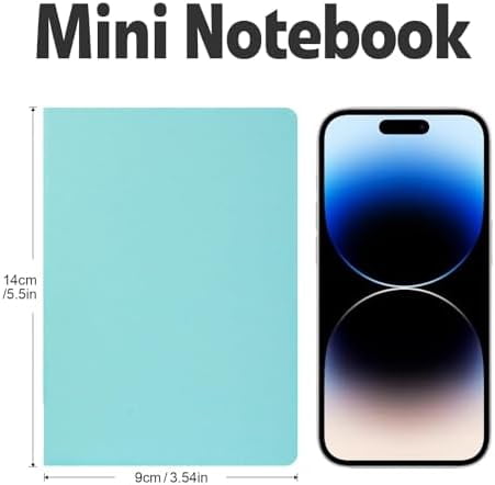 100 Pack Small Lined Notepads Bulk, Mini Journal Pocket Notebooks Set 3.5 Inch x 5.5 Inch, Colored Cover Notebook Wide Ruled, 10 Colors 24 Sheets (48 Pages) for Traveler, Students, School Supplies