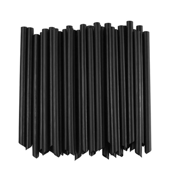 100 Pack Smoothie Straws, 7.5 Inch Fat Plastic Disposable Drinking Straws, Extra Wide 0.43 Hole Diameter for Boba Milk Tea Shake, Bulk Heavy Duty Straws for Party Juice Iced Coffee