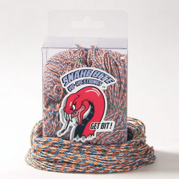100 Pack Snake Bite String- 100% Polyester Yo-Yo Strings - Coral Snake