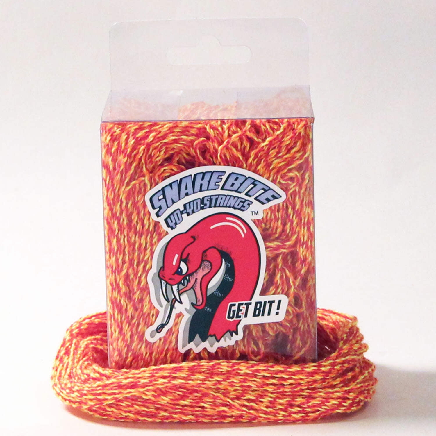 100 Pack Snake Bite String- 100% Polyester Yo-Yo Strings - Scarlet Snake