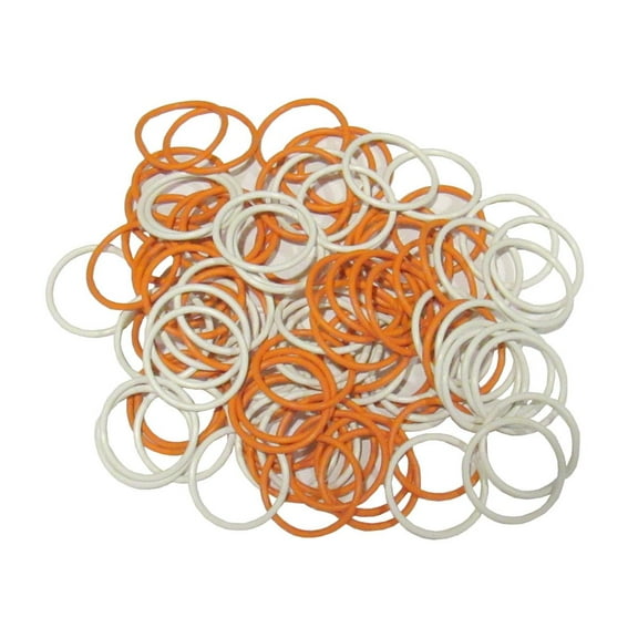 100 Pack Soft Stitch Ring Markers Large size for needle sizes 17-35, Includes 2 colors, for knitting/crochet/etc