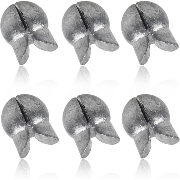 100 Pack Split Shot Fishing Weight Removable Clip On Fly Fish Line Sinkers Round Egg Fishing Sinker Saltwater Lead Weight Bass Fishing Freshwater