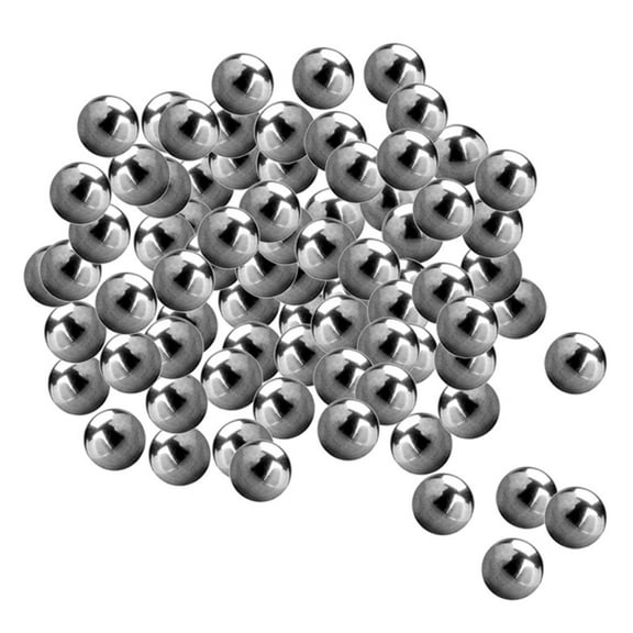 100 Pack Steel Balls Replacement Ball for Wheel Bearings, 9mm / 10mm Diameter