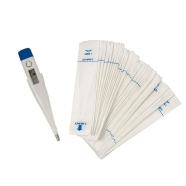 100 Pack Thermometer Probe Covers - Disposable Universal Digital Oral Rectal Thermometer Covers Thermometers Sleeve