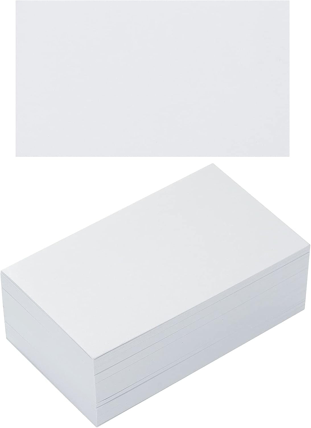 100 Pack Thick Paper Cardstock Blank Heavy Cards Stock for Invitations
