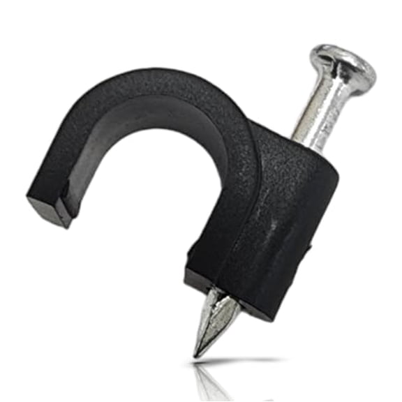 100 Pack USA Made - Drip Irrigation 1/2" Tubing Mounting Clips (Fits most major brands Rain Bird, Orbit, Raindrip, DIG, ETC) (100)