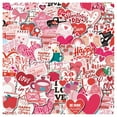 thumbnail image 1 of 100-Pack Valentine's Day Doodle Stickers - Featuring Colorful Heart & Love Motifs, Floral Patterns, Easy To Peel & Stick For Diy Crafts, Scrapbooking, Card Making, Gift Wrapping -, 1 of 8