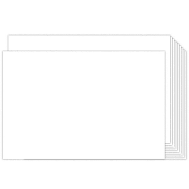 Goefun 4in x 6in Blank Index Cards, White, 100 Cards