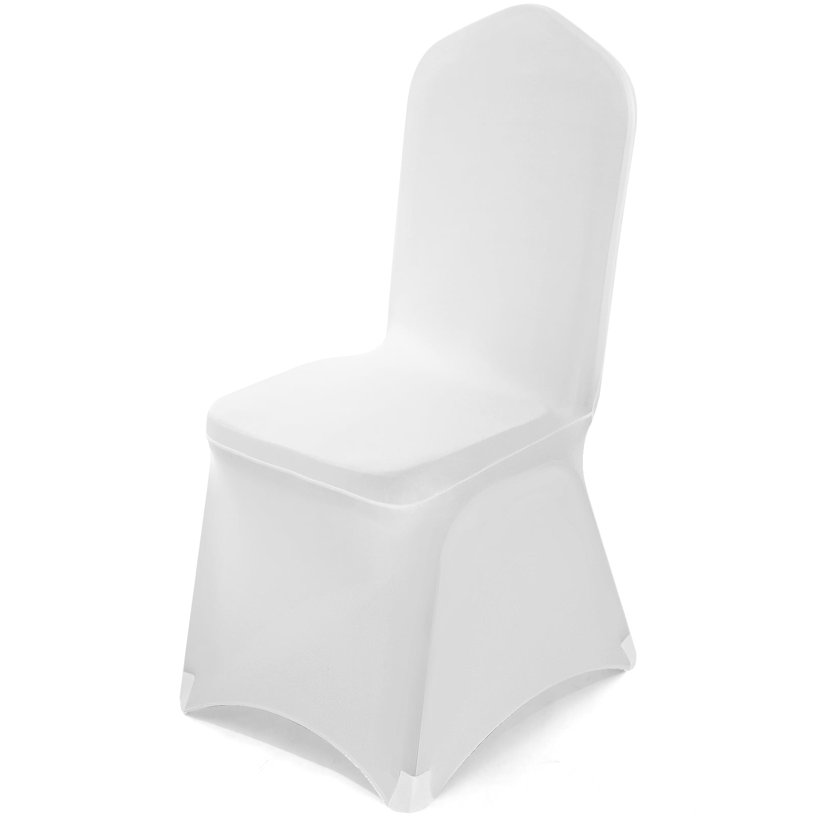 100Pack White Chair Covers Polyester Spandex Chair Cover Stretch