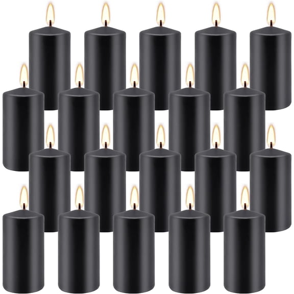 100-Pack White Unscented Taper Candles with Drip Protectors, 4.7" x 0.47" - Smokeless Pure Wax Prayer Candles for Church, Vigil, Memorial, Shabbat & Religious Services