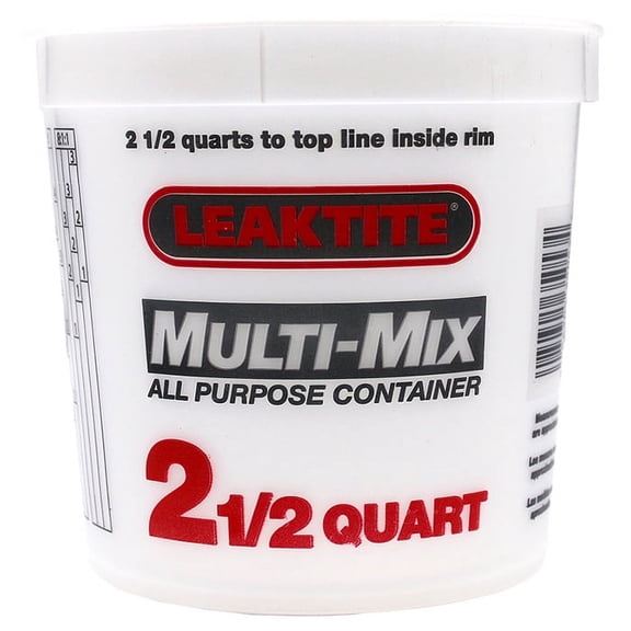 100 Pack of 2.5 qt Encore Plastics 1044481 Leaktite Multi-Mix All Purpose Containers