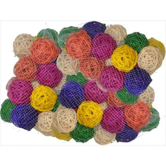 100 Pack of 3" Colored Vine Balls HB46584