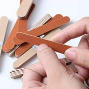 100 Pack of Disposable Nail Files Double Sided Emery Boards