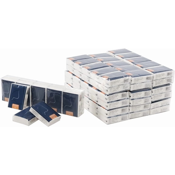 100 Packs 4-Ply Mini Soft Pocket Tissues, Travel Size Facial Tissue Paper