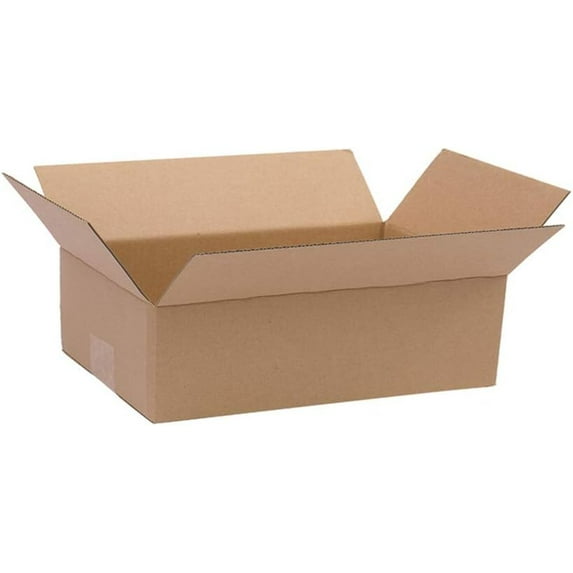 100 Packs Cardboard Paper Boxes, Mailing Packing Shipping Box Corrugated Carton For shipping Light-Weight Items (6 x 4 x 2Inch)