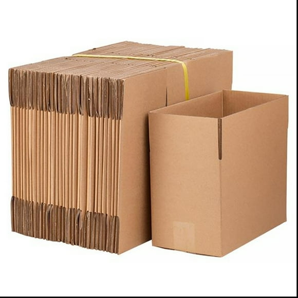 100 Packs Cardboard Paper Boxes, Mailing Packing Shipping Box Corrugated Carton For shipping Light-Weight Items (8 x 6 x 4Inch)