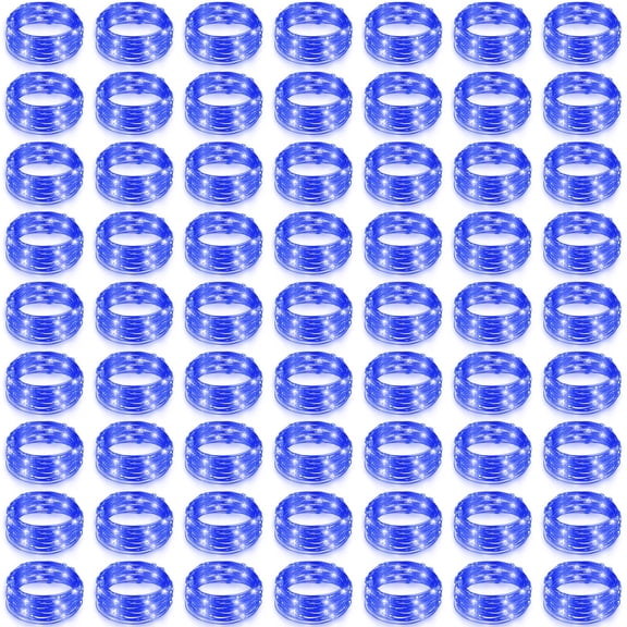 100 Packs Fairy Lights Operated 3 Speed Modes 7 Ft/ 2 M 20 Led String Mini Waterproof Wirekle Bulk For Wedding Party Birthday Vases Decor