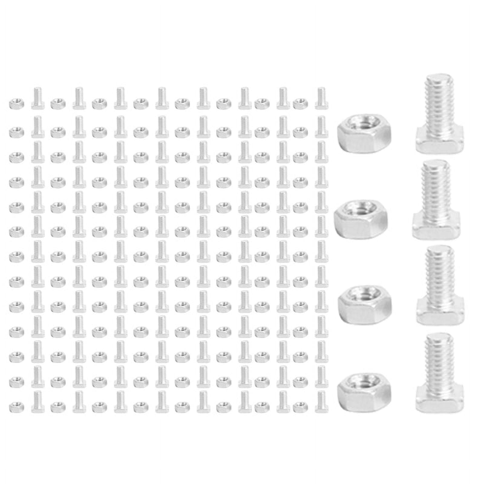 100 Packs Greenhouse Nuts and Square Head Nuts Greenhouse Repair Kit